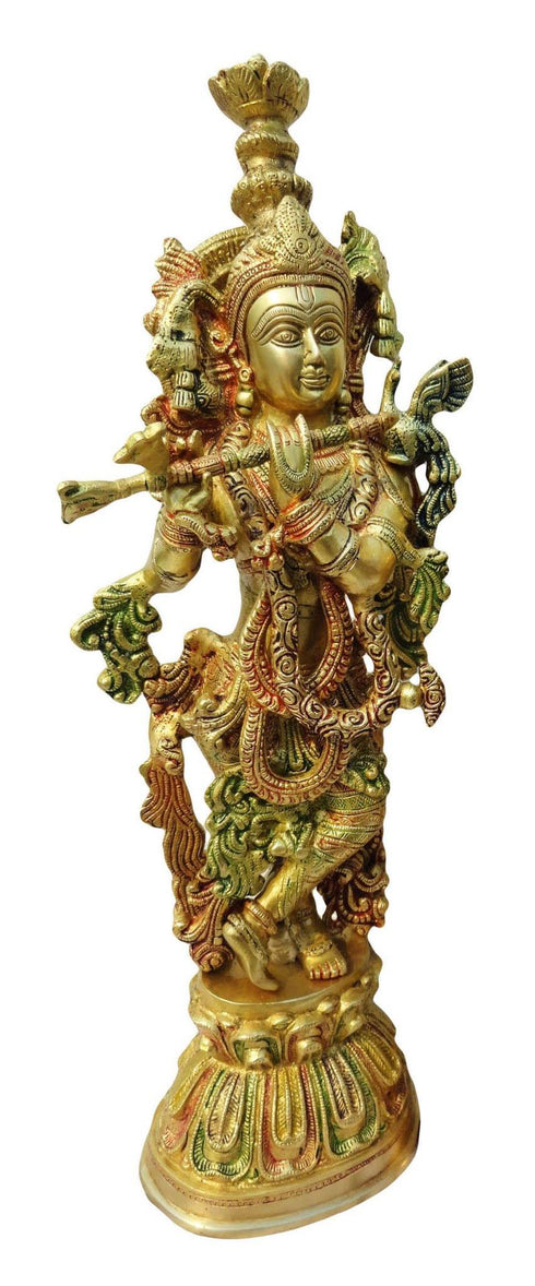 Brass Krishna Idol 11.76kg